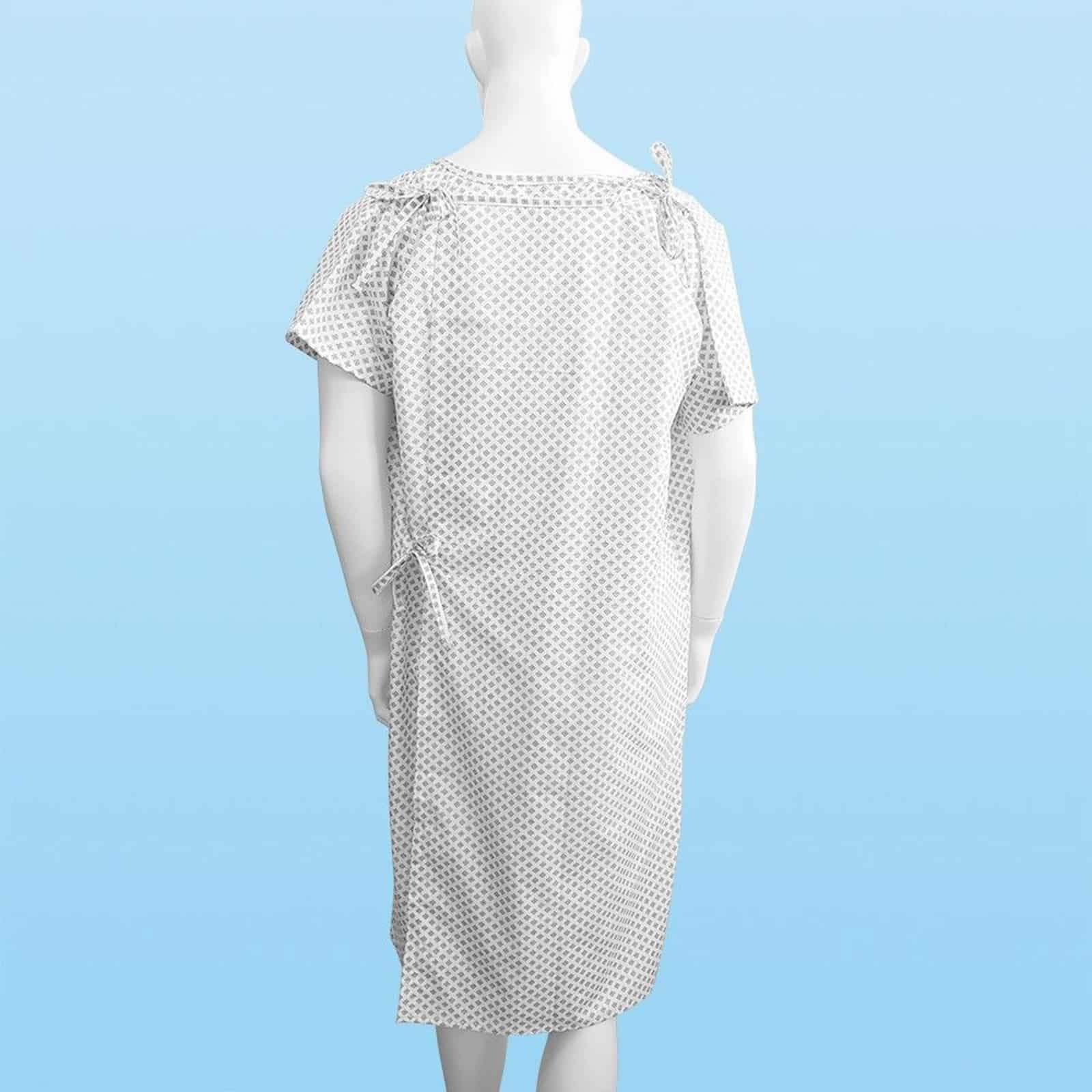 Bata Paciente 2 TTA Textil Sanitario Bata paciente trasera